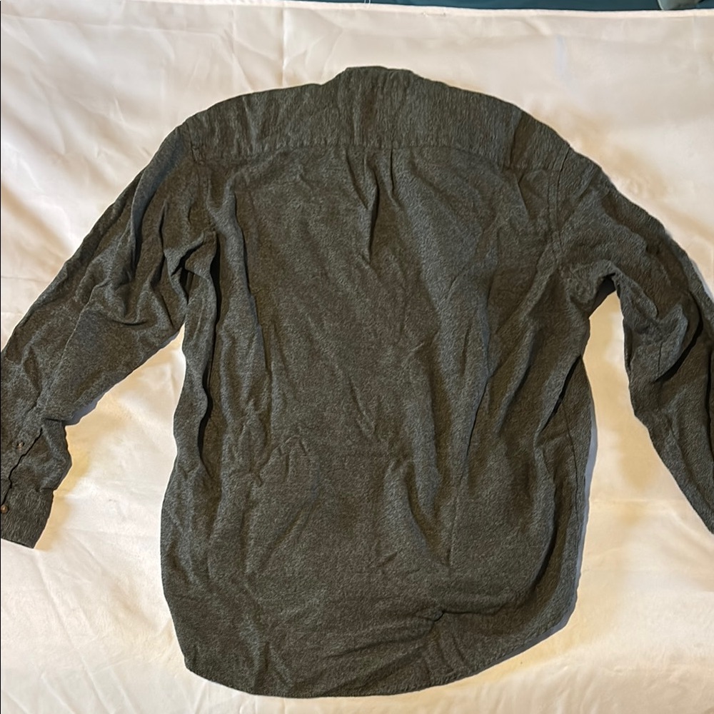 Arrow Men's Casual Button Down Shirt - Dark Gray - Picture 3 of 3
